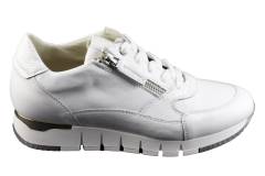 Dames  Sneakers/Veterschoen DL Sport 5632.Vit.Bianco. Direct leverbaar uit de webshop van Reese Schoenmode.