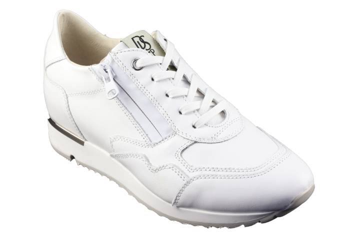 Dames  Sneakers/Veterschoen DL Sport 5229.Vit.Bianco. Direct leverbaar uit de webshop van Reese Schoenmode.