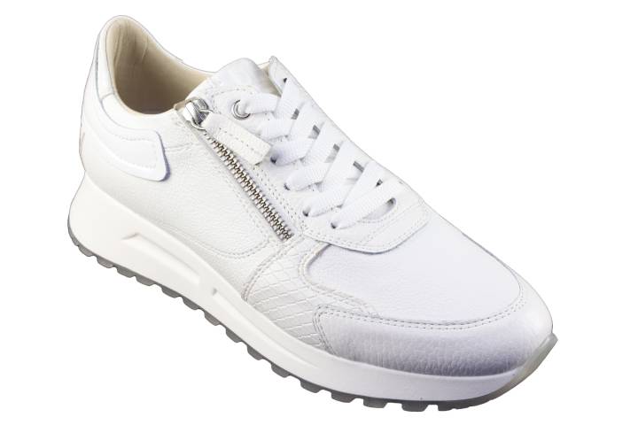 Dames  Sneakers/Veterschoen DL Sport 6202.Doll.Bianco. Direct leverbaar uit de webshop van Reese Schoenmode.