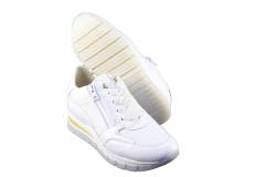Dames  Sneakers/Veterschoen DL Sport 6220.Vit.Bianco. Direct leverbaar uit de webshop van Reese Schoenmode.