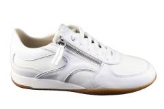 Dames  Sneakers/Veterschoen DL Sport 6257.Vit.Bianco. Direct leverbaar uit de webshop van Reese Schoenmode.