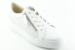 Dames  Sneakers/Veterschoen  DL Sport 5206.Vit.Bianco. Direct leverbaar uit de webshop van Reese Schoenmode.