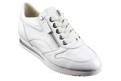Dames  Sneakers/Veterschoen DL Sport 5668.Naplak Bianco. Direct leverbaar uit de webshop van Reese Schoenmode.