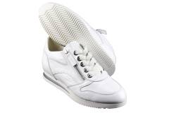 Dames  Sneakers/Veterschoen DL Sport 5668.Naplak Bianco. Direct leverbaar uit de webshop van Reese Schoenmode.