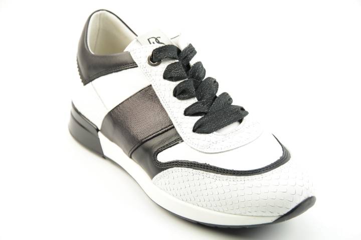 Dames  Sneakers/Veterschoen DL Sport 4256.04 ANY/BIANCO. Direct leverbaar uit de webshop van Reese Schoenmode.