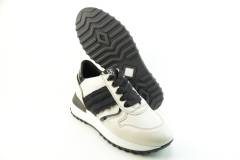 Dames  Sneakers/Veterschoen DL Sport 4877.VIT.LATTE. Direct leverbaar uit de webshop van Reese Schoenmode.
