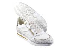 Dames  Sneakers/Veterschoen DL Sport 5669.Zago Beige. Direct leverbaar uit de webshop van Reese Schoenmode.