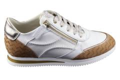 Dames  Sneakers/Veterschoen DL Sport 5669.Zago Cognac. Direct leverbaar uit de webshop van Reese Schoenmode.