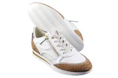 Dames  Sneakers/Veterschoen DL Sport 5669.Zago Cognac. Direct leverbaar uit de webshop van Reese Schoenmode.