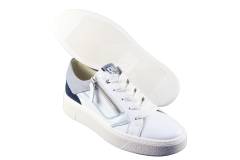 Dames  Sneakers/Veterschoen DL Sport 6210.Vit.Bianco. Direct leverbaar uit de webshop van Reese Schoenmode.