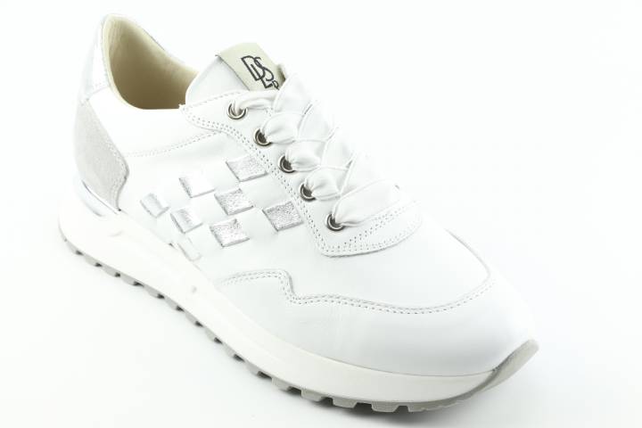 Dames  Sneakers/Veterschoen  DL Sport 5263.Vit.Bianco. Direct leverbaar uit de webshop van Reese Schoenmode.