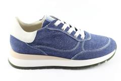 Dames  Sneakers/Veterschoen DL Sport 5647.Jeans. Direct leverbaar uit de webshop van Reese Schoenmode.