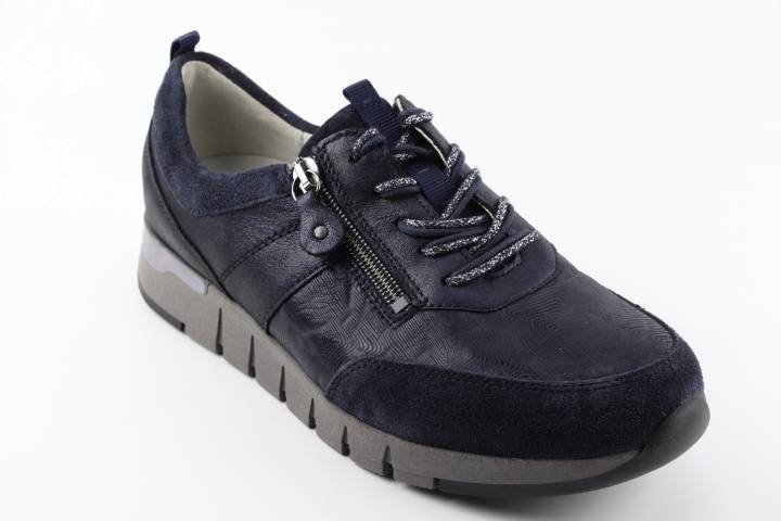 Dames  Sneakers/Veterschoen Waldlaufer H-Petra 908009.300-763. Direct leverbaar uit de webshop van Reese Schoenmode.