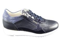 Dames  Sneakers/Veterschoen DL Sport 6217.Vit.River. Direct leverbaar uit de webshop van Reese Schoenmode.