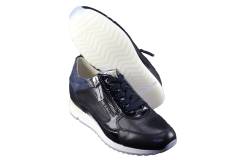 Dames  Sneakers/Veterschoen DL Sport 6217.Vit.River. Direct leverbaar uit de webshop van Reese Schoenmode.