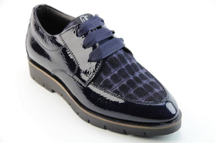 Dames  Sneakers/Veterschoen DL Sport 4949.SWEDEN BLU. Direct leverbaar uit de webshop van Reese Schoenmode.
