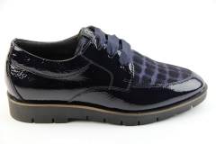 Dames  Sneakers/Veterschoen DL Sport 4949.SWEDEN BLU. Direct leverbaar uit de webshop van Reese Schoenmode.