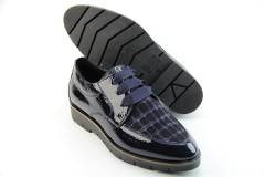 Dames  Sneakers/Veterschoen DL Sport 4949.SWEDEN BLU. Direct leverbaar uit de webshop van Reese Schoenmode.