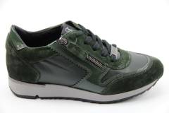 Dames  Sneakers/Veterschoen DL Sport 3630.VERDE. Direct leverbaar uit de webshop van Reese Schoenmode.