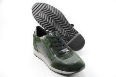 Dames  Sneakers/Veterschoen DL Sport 3630.VERDE. Direct leverbaar uit de webshop van Reese Schoenmode.