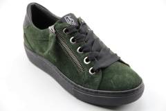 Dames  Sneakers/Veterschoen DL Sport 3608.VERDE. Direct leverbaar uit de webshop van Reese Schoenmode.