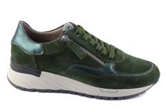 Dames  Sneakers/Veterschoen DL Sport 5849.Vel.Loden. Direct leverbaar uit de webshop van Reese Schoenmode.