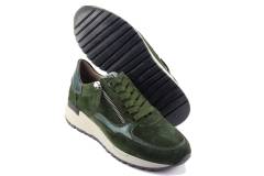 Dames  Sneakers/Veterschoen DL Sport 5849.Vel.Loden. Direct leverbaar uit de webshop van Reese Schoenmode.