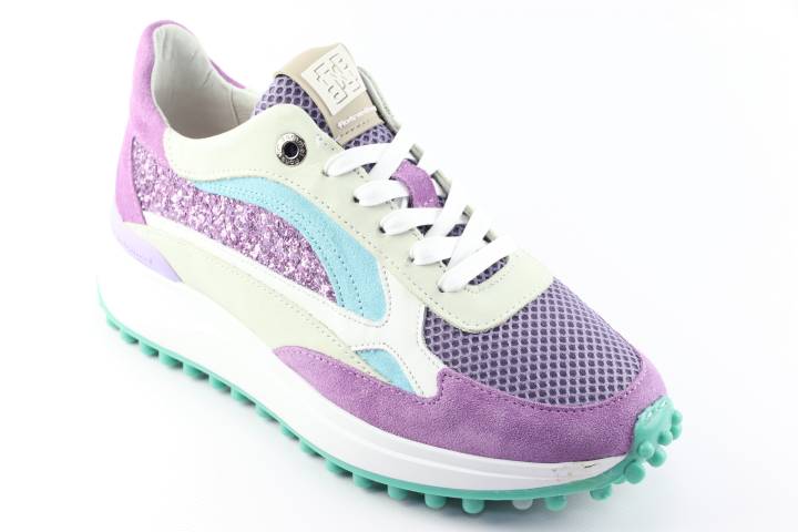 Dames  Sneakers/Veterschoen Floris van Bommel Noppi 17.11.SFW-10079--43-02. Direct leverbaar uit de webshop van Reese Schoenmode.