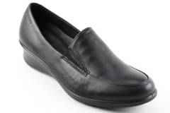 Dames  Instappers Ecco Felicia 217053.01001. Direct leverbaar uit de webshop van Reese Schoenmode.