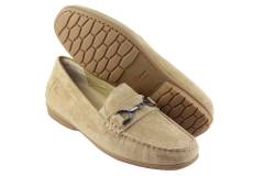 Dames  Instappers Sioux Cortizia.40162 Camel. Direct leverbaar uit de webshop van Reese Schoenmode.