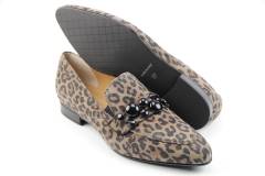 Dames  Instappers Marcos Nalini 181007.LEOPARDINO 069. Direct leverbaar uit de webshop van Reese Schoenmode.