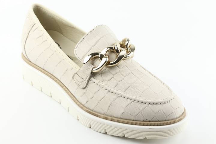 Dames  Instappers DL Sport 5299.Rodi Off White. Direct leverbaar uit de webshop van Reese Schoenmode.