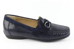 Dames  Instappers Sioux Cortizia.66973 Indigo. Direct leverbaar uit de webshop van Reese Schoenmode.