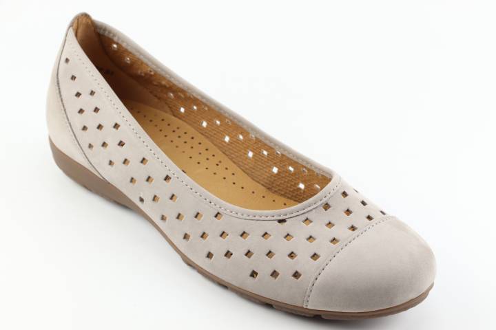 Dames  Ballerina's Gabor 24.169.12. Direct leverbaar uit de webshop van Reese Schoenmode.