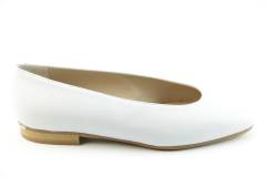 Dames  Ballerina's Marcos Nalini 369 G.NAPPA BIANCO. Direct leverbaar uit de webshop van Reese Schoenmode.