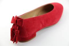 Dames  Ballerina's Marcos Nalini 2850.CAM.1577 ROSSO. Direct leverbaar uit de webshop van Reese Schoenmode.