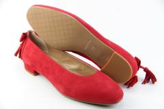 Dames  Ballerina's Marcos Nalini 2850.CAM.1577 ROSSO. Direct leverbaar uit de webshop van Reese Schoenmode.