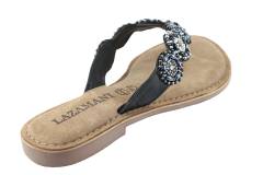 Dames  Slippers Lazamani 75444.black. Direct leverbaar uit de webshop van Reese Schoenmode.