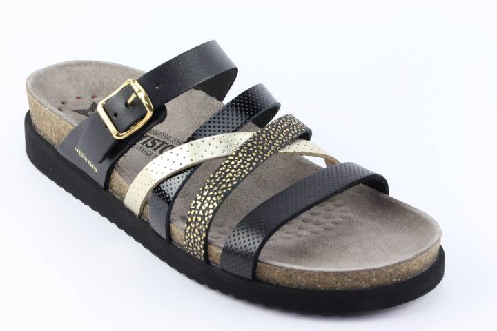 Dames  Slippers Mephisto Huleda.70002-1100. Direct leverbaar uit de webshop van Reese Schoenmode.