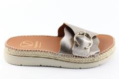 Dames  Slippers Viguera 1970.Elista Fumo. Direct leverbaar uit de webshop van Reese Schoenmode.