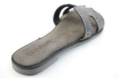 Dames  Slippers Lazamani 33.736.PEWTER. Direct leverbaar uit de webshop van Reese Schoenmode.