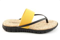 Dames  Slippers Rapisardi LILLI.56-OCHRE. Direct leverbaar uit de webshop van Reese Schoenmode.