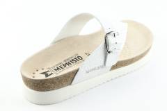 Dames  Slippers Mephisto Helen.70068 silver. Direct leverbaar uit de webshop van Reese Schoenmode.