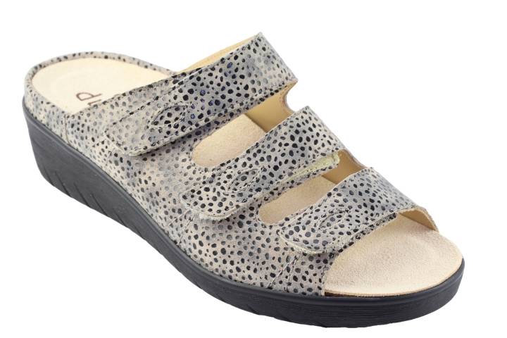 Dames  Slippers Durea 7369.0498. Direct leverbaar uit de webshop van Reese Schoenmode.