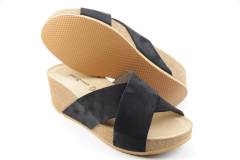 Dames  Slippers Paul Green 7516.014. Direct leverbaar uit de webshop van Reese Schoenmode.