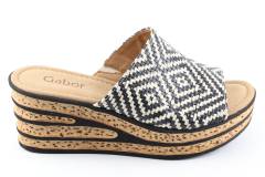 Dames  Slippers Gabor 64.650.37. Direct leverbaar uit de webshop van Reese Schoenmode.