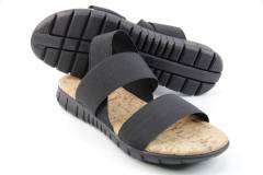 Dames  Sandalen Rapisardi LAUREN.S01-BLACK. Direct leverbaar uit de webshop van Reese Schoenmode.