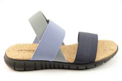 Dames  Sandalen Rapisardi LAUREN.60-NAVY-GRY. Direct leverbaar uit de webshop van Reese Schoenmode.