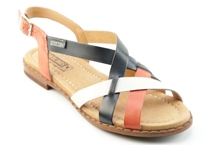 Dames  Sandalen Pikolinos ALGAR W0X-0556C1.SCARLET. Direct leverbaar uit de webshop van Reese Schoenmode.