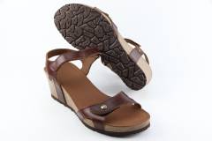 Dames  Sandalen Panama Jack Julia.Clay B1 Cuero. Direct leverbaar uit de webshop van Reese Schoenmode.